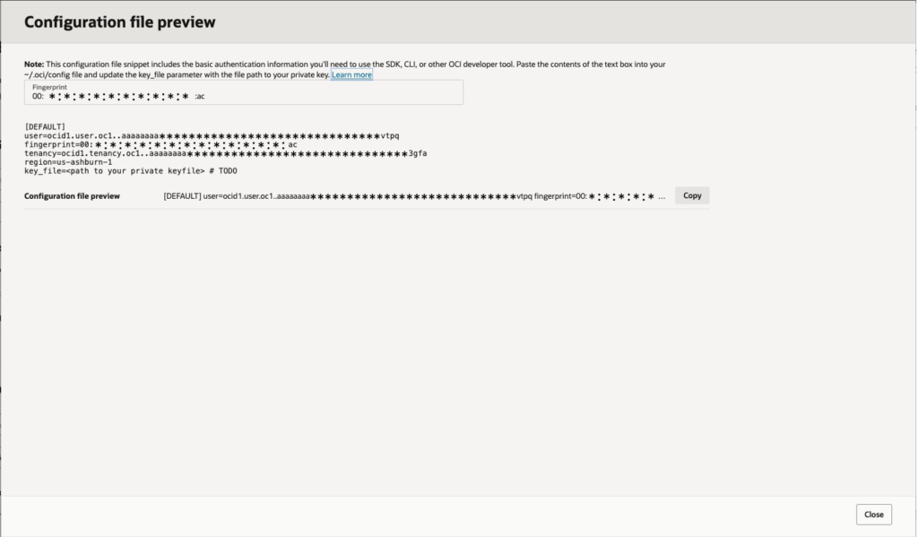 Migrating Large Data Warehouses to Autonomous AI Lakehouse Using TTS with Incremental Backups conffile